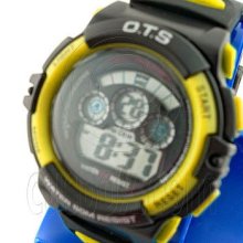 Digital Sports Ladies' Kids' Watch (833) (yellow) #51501