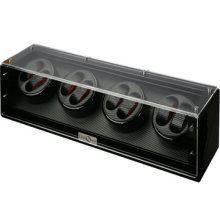 Diplomat Black Wood 8 Eight Automatic Watch Winder Display Storage Case Box