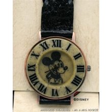Disney Mickey Mouse UNIQUE marbleized Dial Watch