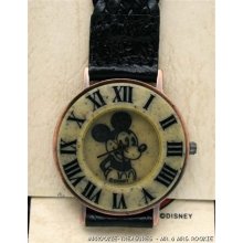 Disney Mickey Mouse UNIQUE marbleized Dial Watch