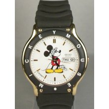 Disney Sports Mens Seiko Mickey Mouse Watch