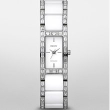 Dkny Ceramic & Stainless Steel 50m Ladies Watch Ny8408