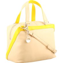 DKNY Crosby Pop Trim Medium Satchel Satchel Handbags : One Size