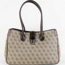 Dooney & Bourke Brown Signature Shoulder Bag