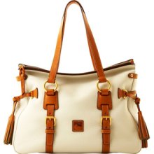 Dooney & Bourke Florentine Double Strap Tassel Satchel Handbags