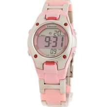 Dunlop DUN-101-L05 - Dunlop Lady Digital Chronograph Watch, Pink Dial And Band.