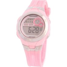 Dunlop DUN-115L05 - Dunlop Lady Digital Chronograph Watch, Pink Dial And Band.