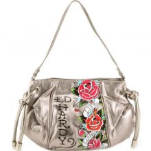 Ed Hardy Handbags - Gabrielle Live Love Luck Shoulder Bag