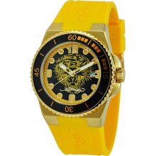 Ed Hardy Womens Yellow Dive Watch