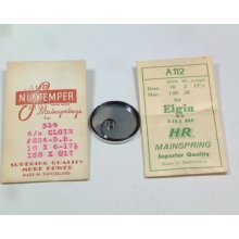 Elgin 6s Pocket Watch Main Spring 824 Nu-temper 2 Elgin Main Springs