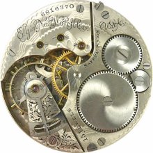 Elgin Grade 152 Running Pocket Watch Movement - Spare Parts / Repair