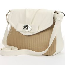 Elle Simone Quilted Bow Shoulder Bag