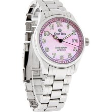 Ernst Benz Chronosport 36mm Pink Mop Dial Swiss Automatic Watch 30233b