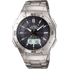 F/s Casio Watch Wave Ceptor Uebuseputa Tough Solar Radio Wva-470dj-1ajf