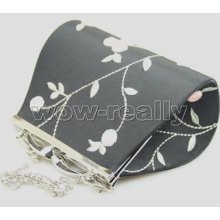 Fashion Black Women Silk Bag 635