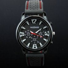 Fashion Military Pilot Aviator Army Style Silicone Men Outdoor Sport Wrist Watch