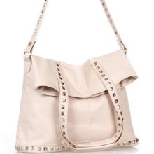 Fashion Women Single Shoulder Bag for Ladies Handbag Rivet Wristlets PU Leather Simple for Girls 2013 New