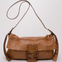 Fendi Brown Leather Capra Shoulder Bag