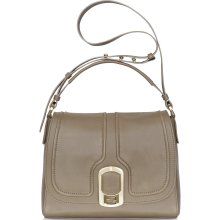 Fendi - Fendi Anna Leather Flap Shoulder Bag