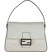 fendi: white big mamma shoulder bag