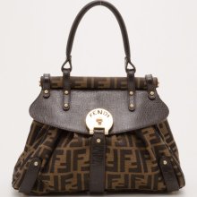 Fendi Zucca Magic Small Satchel Handbag