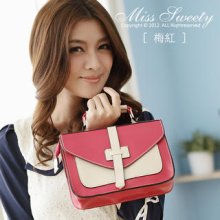 Flap Color-Block Satchel