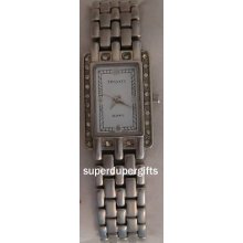 Fossati Crystal Silver Ladies Watch -