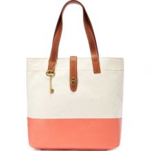 Fossil Austin Large Canvas Shopper Bag