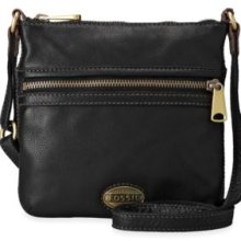 FossilÂ® Black Explorer Minibag