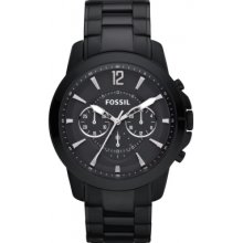 Fossil Fs4723 Mens Grant Black Chronograph Watch Rrp Â£135