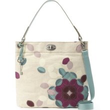 Fossil Hunter Flower Hobo Shoulder Crossbody Bag Handbag In 2013