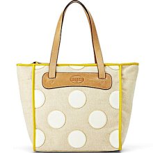 Fossil Key-Per Shopper Tote Bag - Bone