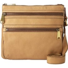 FossilÂ® Light Tan Explorer Crossbody