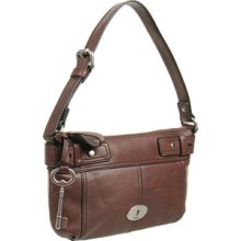 Fossil Maddox Top Zip Shoulder Bag Shoulder Handbags : One Size