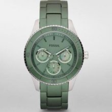 Fossil Stella Multifunction Green Aluminum Womens Watch Es3039