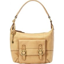 Fossil Womens Tate Small Hobo Light Tan Zb5643230