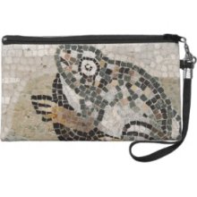 Frog, Nile mosaic, from the House of the Faun Wristlet Clutches