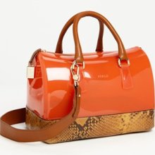 Furla 'Candy - Snake' Satchel