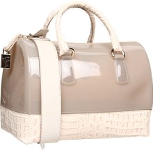 Furla Handbags Candy Bag with Leather Satchel Handbags : One Size