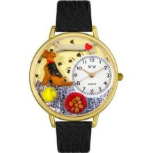 G-0130079 Airedale Terrier Watch in Gold