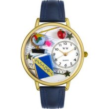 G-0640006 History Teacher Watch in Gold