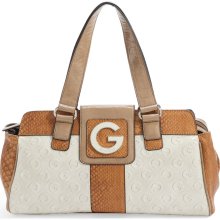 G by GUESS Shannie Logo-Embossed Satchel, STONE MULTI