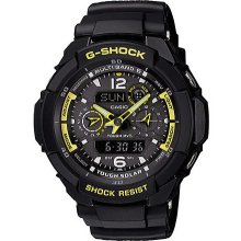 G-Shock Aviation Series Solar Atomic Combo Watch - Black