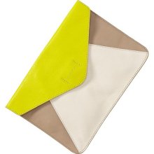Gap Colorblock Leather Envelope Clutch
