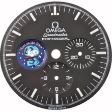 Genuine Omega Black Dial For Speedmaster 1861 861 Professional Snoopy Usa
