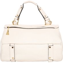 golden lane large washed leather duo satchel