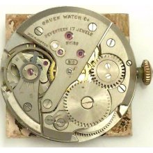 Gruen Caliber 510 - Complete Running Wristwatch Movement