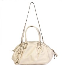 Gucci Cream Leather Sukey Bag