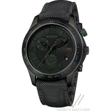 Gucci G-Timeless Black Dial Chronograph Mens Watch Ya126225