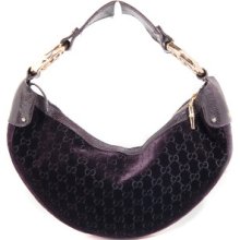 Gucci Limited Edition Velvet Snakeskin Hobo Bag